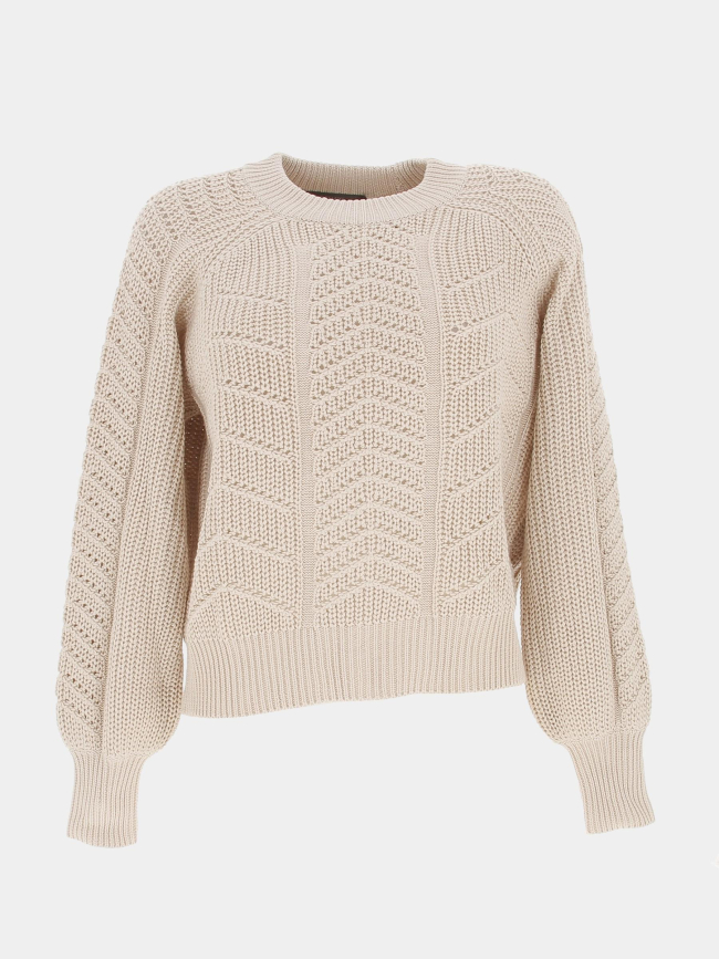 Pull roxane beige femme - Deeluxe