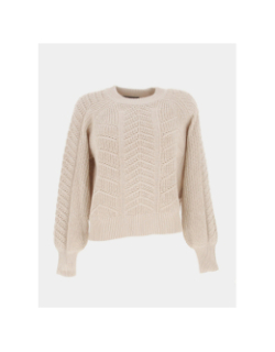 Pull roxane beige femme - Deeluxe