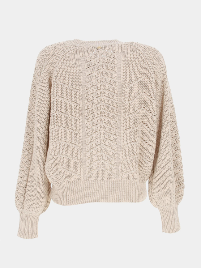 Pull roxane beige femme - Deeluxe