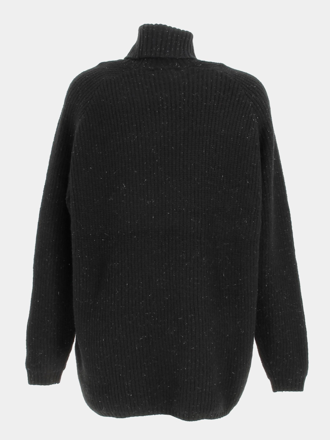 Pull col roulé pastel noir femme - Tiffosi