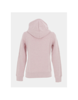 Sweat à capuche zippé vintage rose femme - Superdry