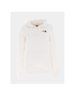 Sweat à capuche simple dome écru femme - The North Face