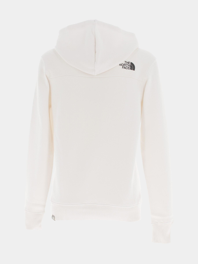 Sweat à capuche simple dome écru femme - The North Face