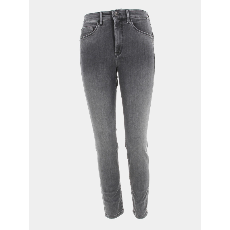 Jean cropped skinny secret glamour gris femme - Salsa