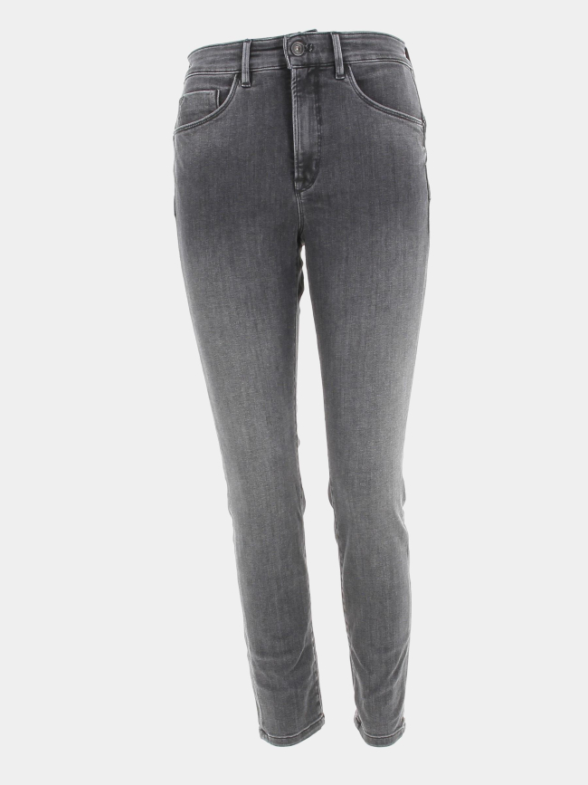 Jean cropped skinny secret glamour gris femme - Salsa