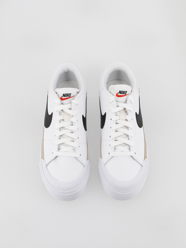 Baskets plateforme court legacy lift blanc femme - Nike