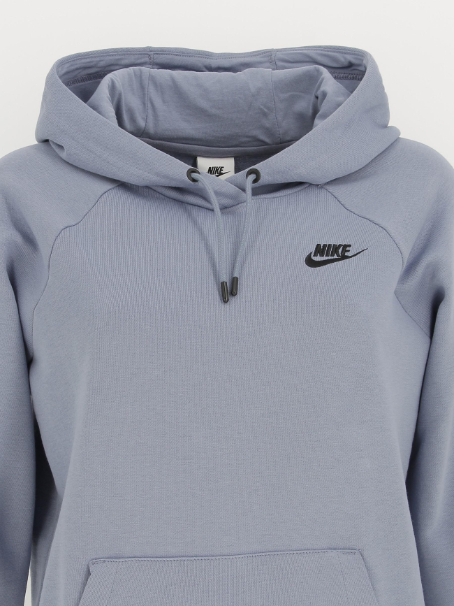 Sweat à capuche nsw essential fleece bleu femme - Nike