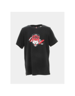 T-shirt lyon lou rugby try noir enfant - M Com