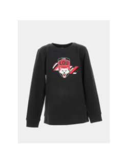 Sweat lyon lou rugby try noir enfant - M Com