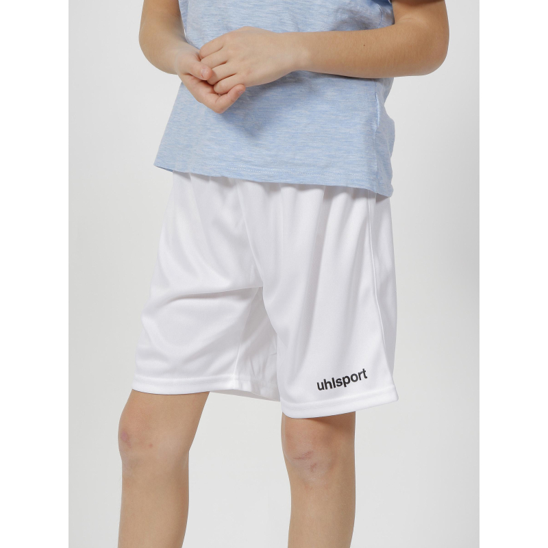 Short de football center basic blanc enfant - Uhlsport