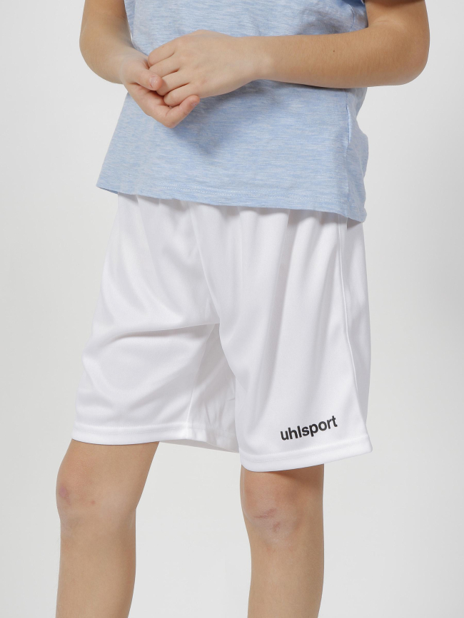 Short de football center basic blanc enfant - Uhlsport