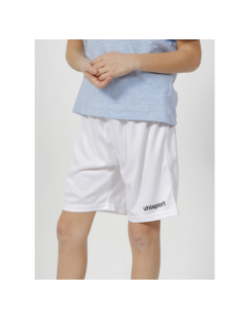 Short de football center basic blanc enfant - Uhlsport