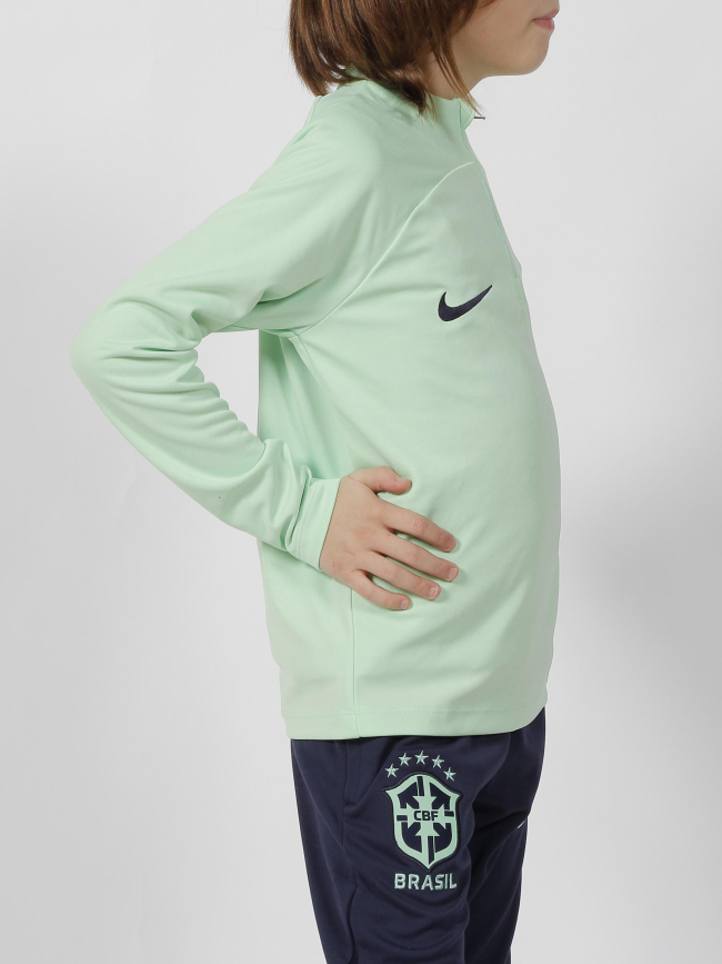 Sweat de football brasil vert enfant - Nike