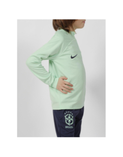 Sweat de football brasil vert enfant - Nike