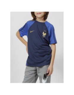 Maillot de football FFF strike bleu marine enfant - Nike