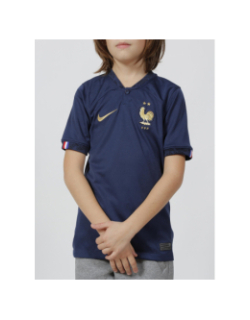 T-shirt de football france fff bleu marine enfant - Nike