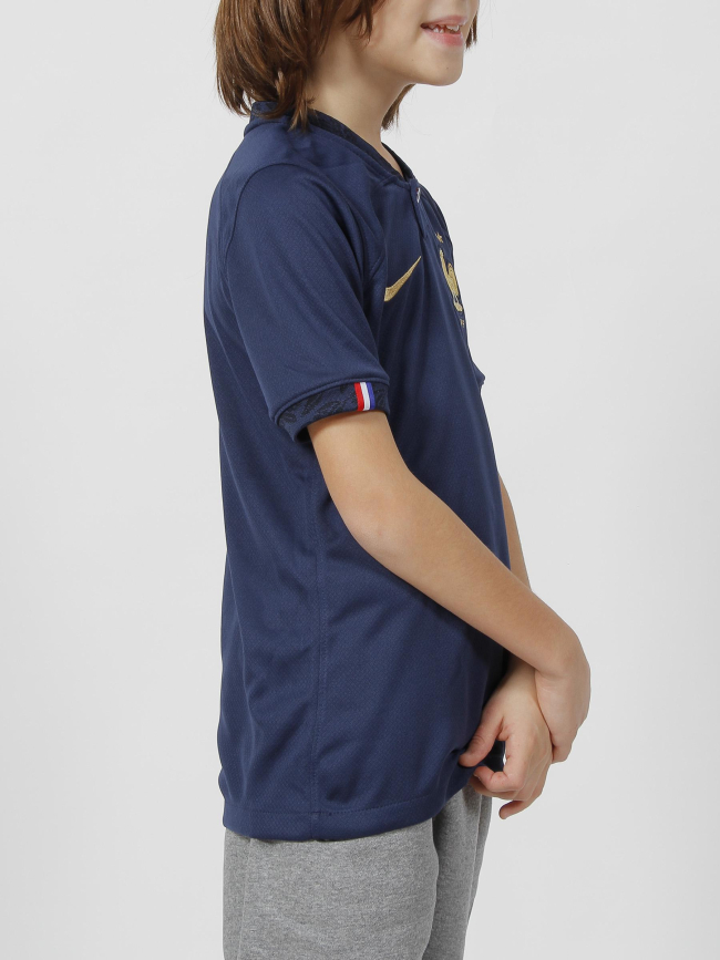 T-shirt de football france fff bleu marine enfant - Nike