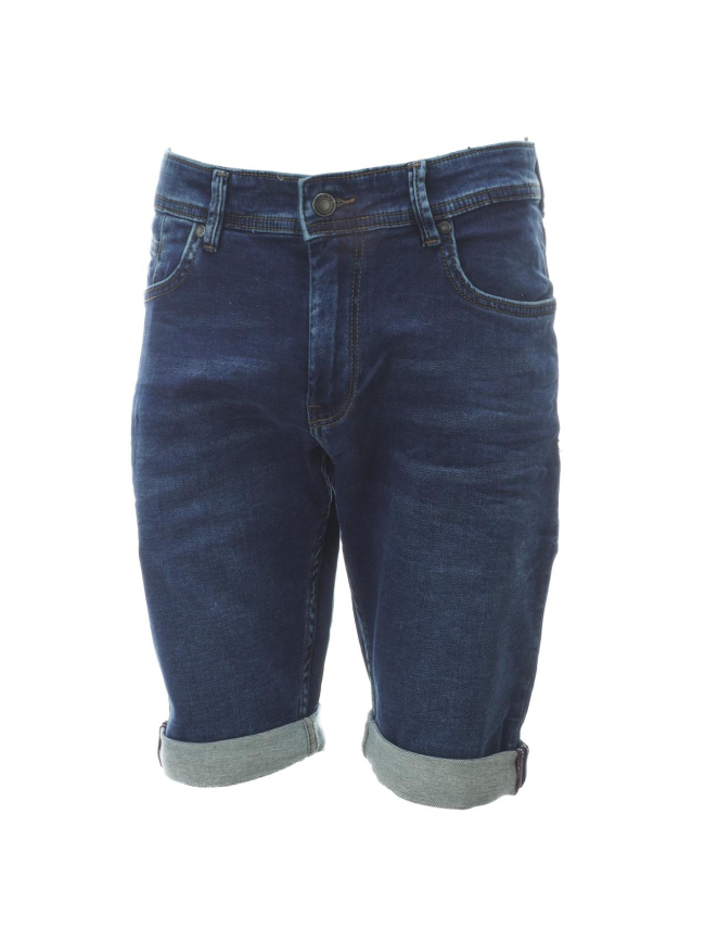 Short en jean scotty regular 3 bleu homme - Teddy Smith