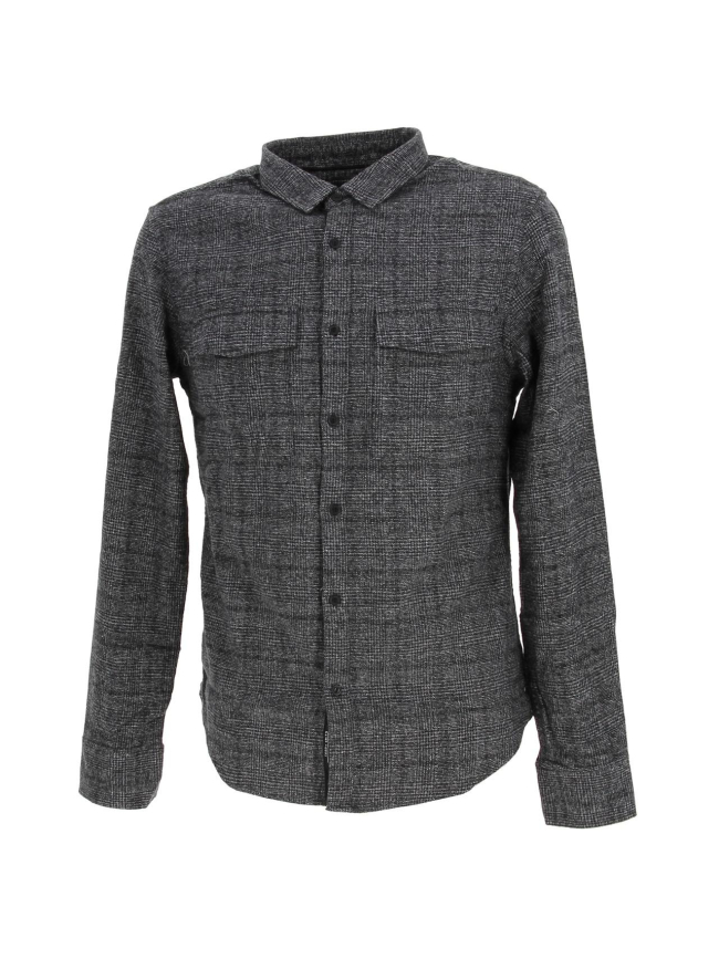 Chemise à carreaux adam gris homme - Teddy Smith