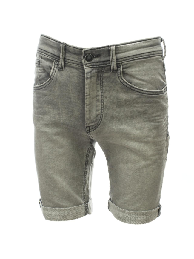 Short en jean scotty 3 gris garçon - Teddy Smith