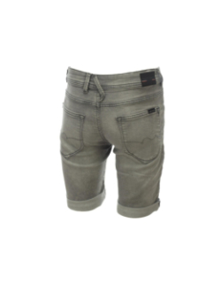 Short en jean scotty 3 gris garçon - Teddy Smith