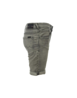 Short en jean scotty 3 gris garçon - Teddy Smith