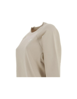 Sweat nsw essential crew beige femme - Nike