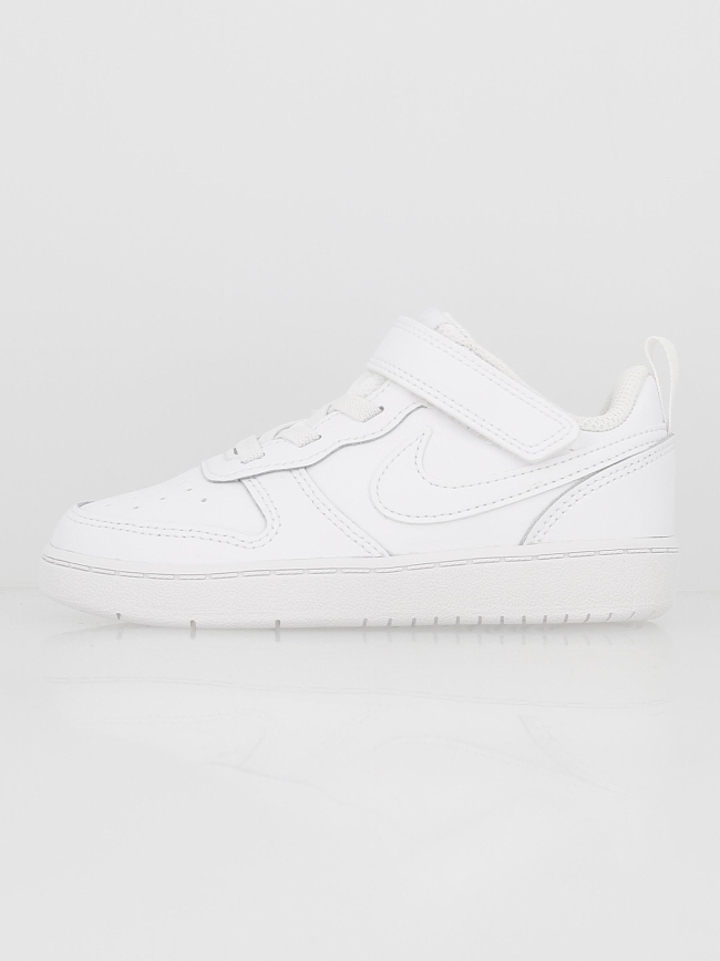 Baskets court borough a scratch blanc enfant Nike