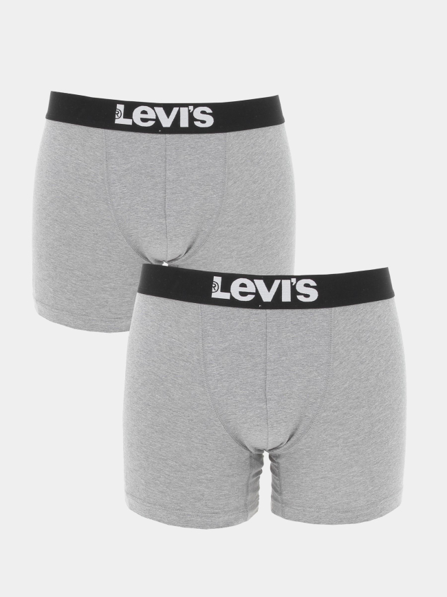 Pack 2 boxers basic gris homme - Levi's