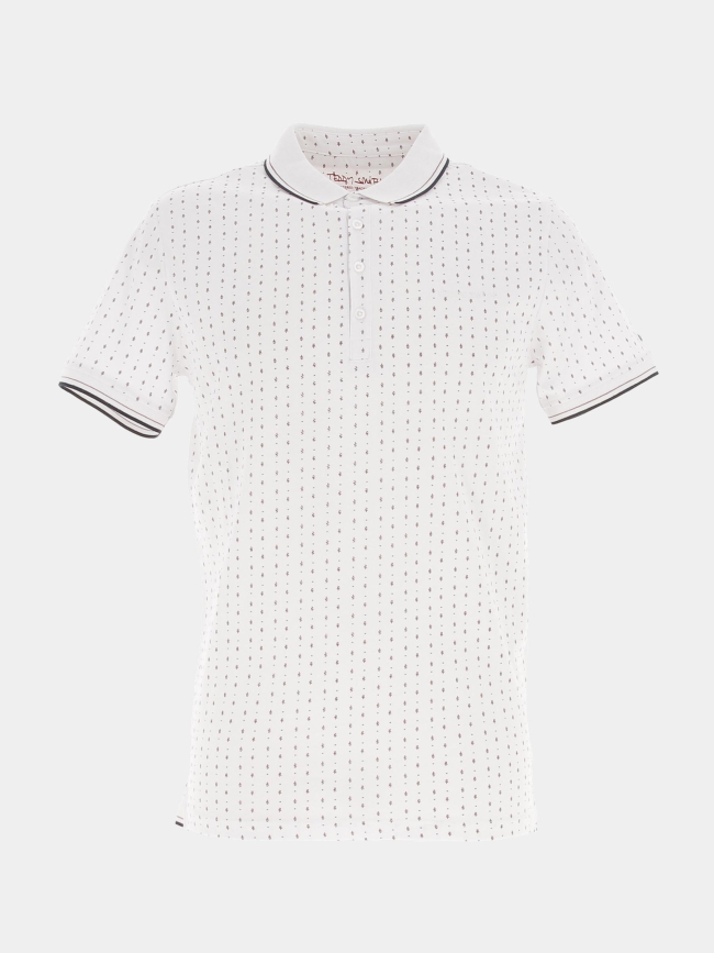 Polo imprimés pasy 2 blanc homme - Teddy Smith