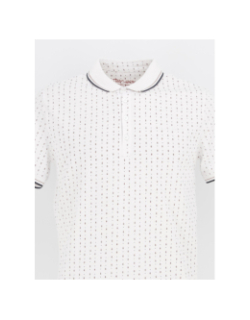 Polo imprimés pasy 2 blanc homme - Teddy Smith