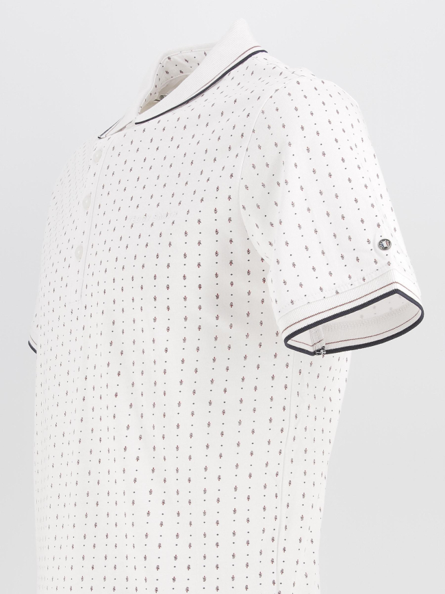 Polo imprimés pasy 2 blanc homme - Teddy Smith