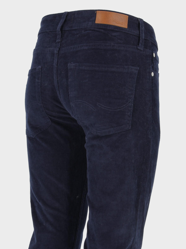 Pantalon en velours cotêlé bleu marine homme - Jack & Jones