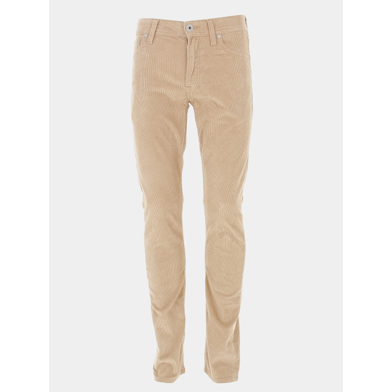 Pantalon en velours cotêlé beige homme - Jack & Jones