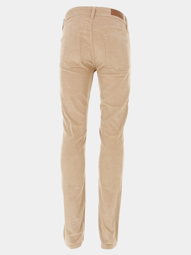 Pantalon en velours cotêlé beige homme - Jack & Jones