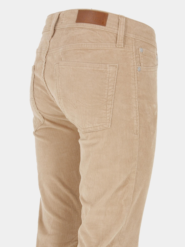 Pantalon en velours cotêlé beige homme - Jack & Jones