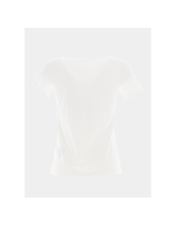 T -shirt uni logo blanc fille - Guess