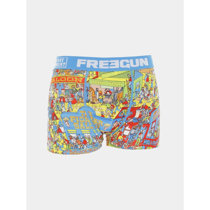Boxer où est charlie multicolore homme - Freegun