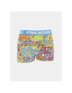 Boxer où est charlie multicolore homme - Freegun