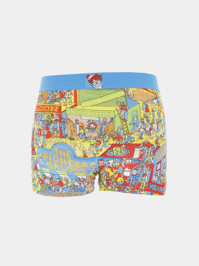 Boxer où est charlie multicolore homme - Freegun
