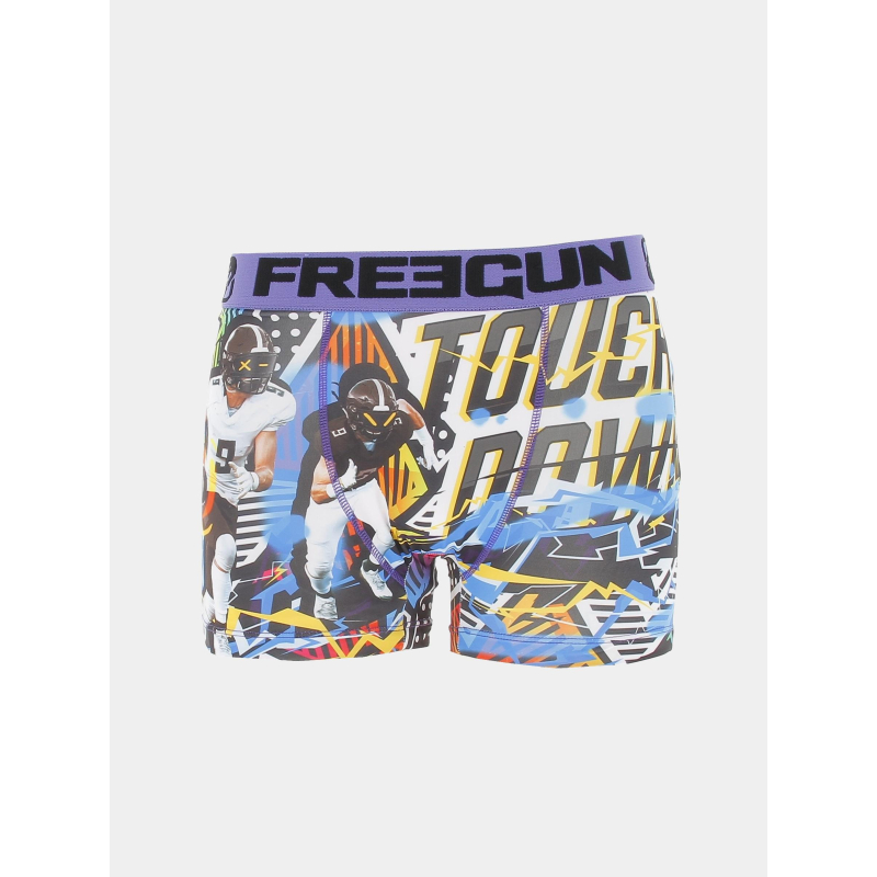 Boxer football américain multicolore homme - Freegun