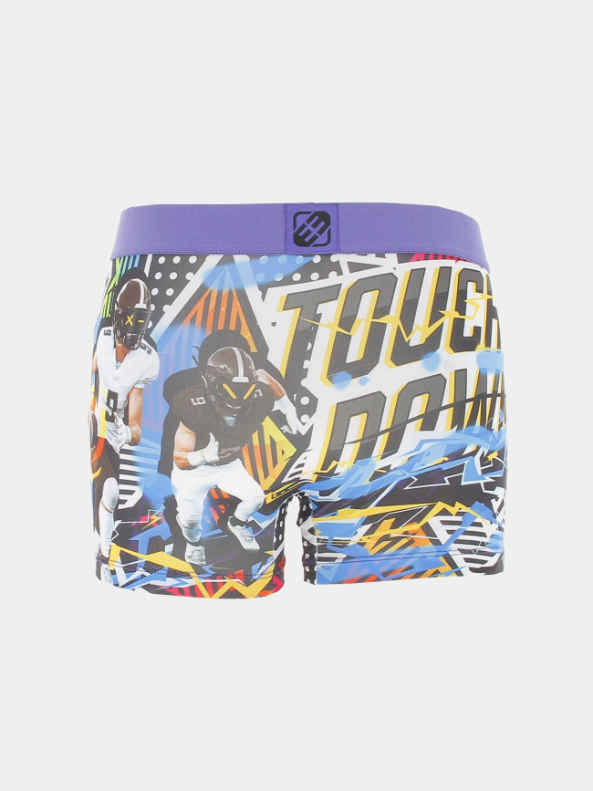 Boxer football américain multicolore homme - Freegun