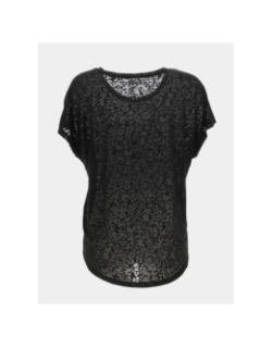 T-shirt top loose noir femme - Only