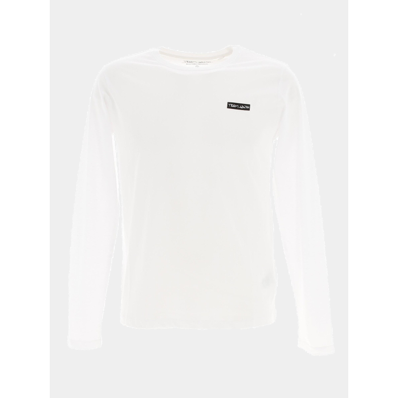 T-shirt manche longue nark blanc garçon - Teddy Smith