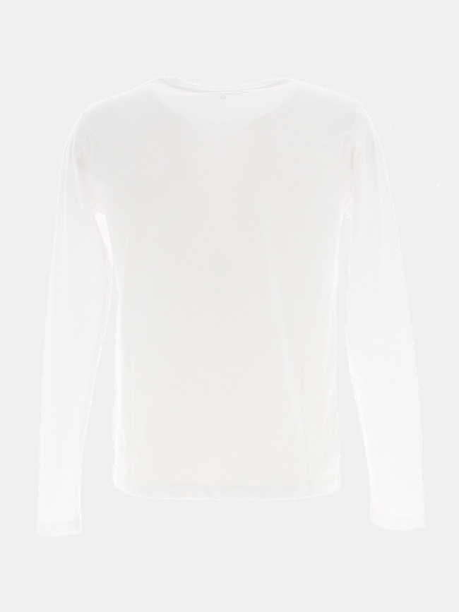T-shirt manche longue nark blanc garçon - Teddy Smith
