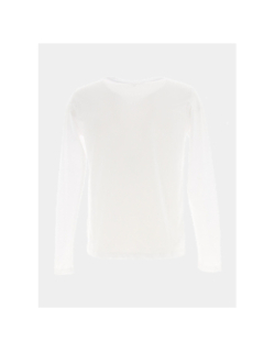 T-shirt manche longue nark blanc garçon - Teddy Smith