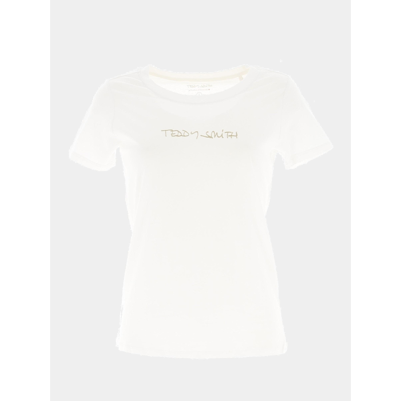 T-shirt ticia blanc femme - Teddy Smith