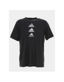 T-shirt de sport logo noir homme - Adidas