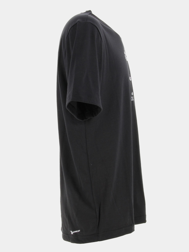 T-shirt de sport logo noir homme - Adidas