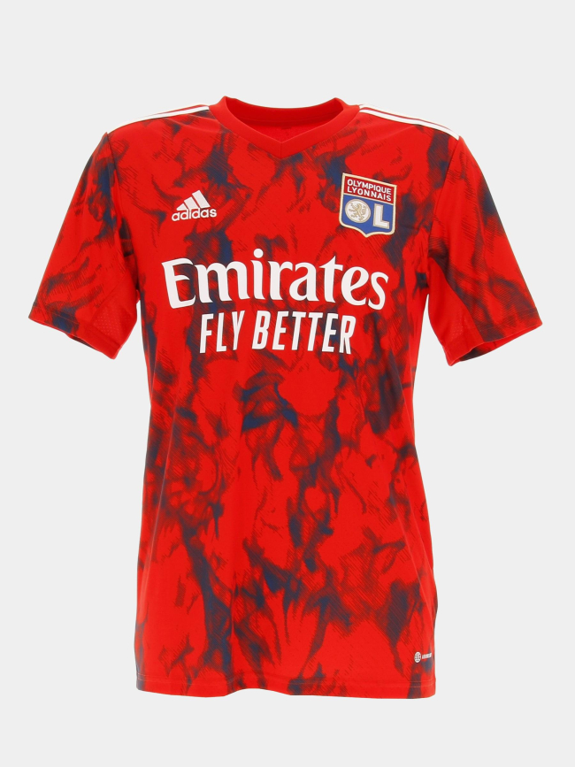 Maillot de football olympique lyonnais rouge homme - Adidas